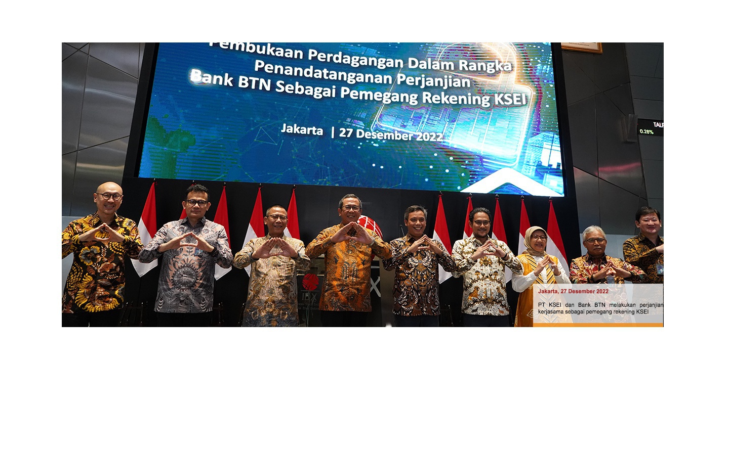 PKS KSEI dan Bank BTN